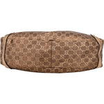 [🔄️B09 / F56] Gucci Monogram GG Metallic Gold Leather Abbey Hobo Shoulder Bag xx riecht - vintageandkickz