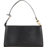 Louis Vuitton Noir Epi Leather Pochette Accessoires Handbag