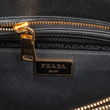 Prada Black Saffiano Leather Promenade Handbag