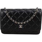 Chanel Quilted Lambskin Wallet On Chain Crossbody Bag