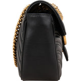 Gucci Chevron Leather GG Marmont Camera Crossbody Bag
