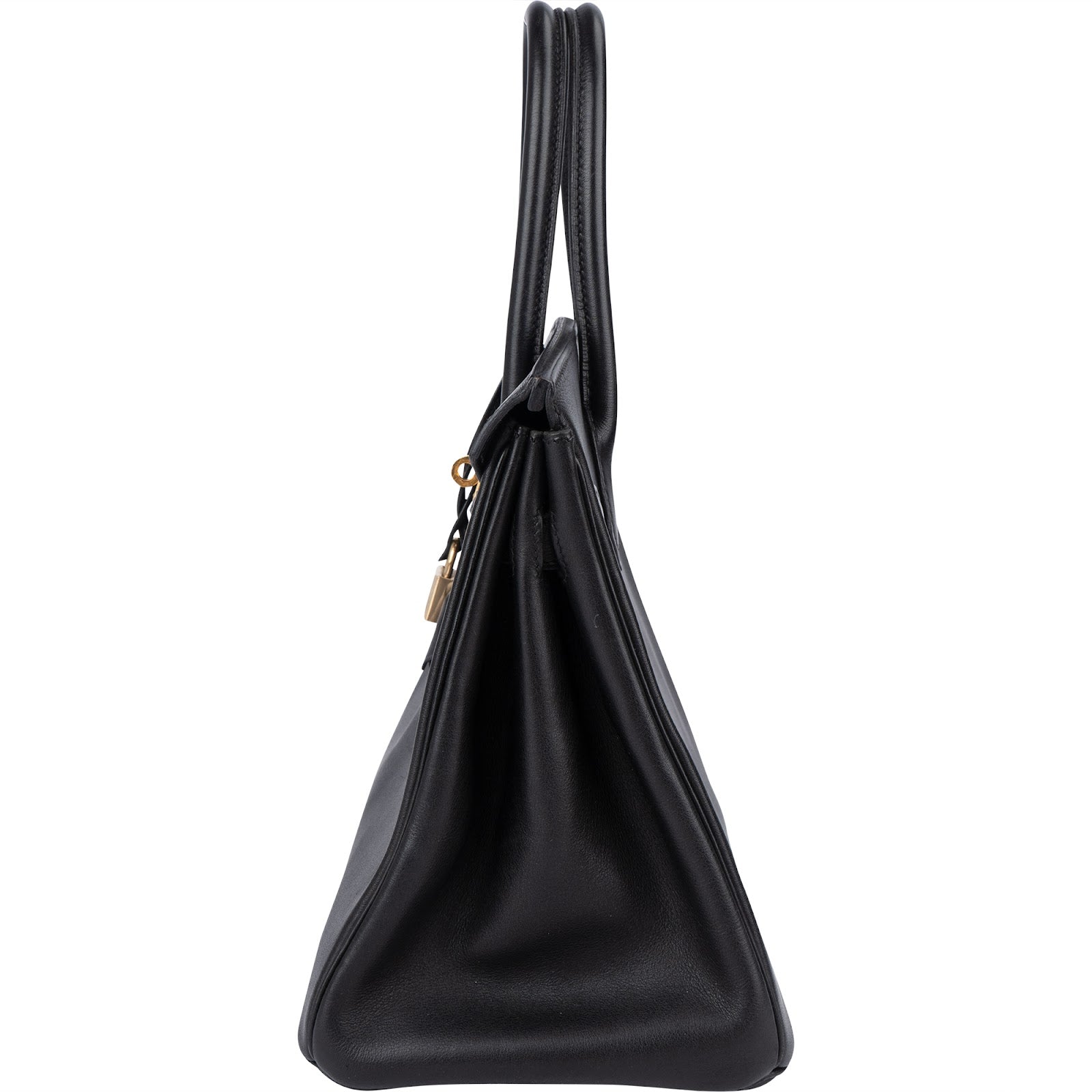 Hermès Noir Swift Leather Birkin 30 Handbag - vintageandkickz