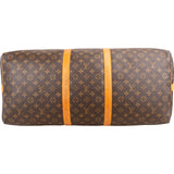Louis Vuitton Monogram Canvas Keepall 60 Bandoulière Travel Bag
