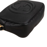 Gucci Pebbled Leather GG Soho Disco Camera Crossbody Bag