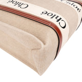Chloé Canvas Woody Medium Shoulder Bag