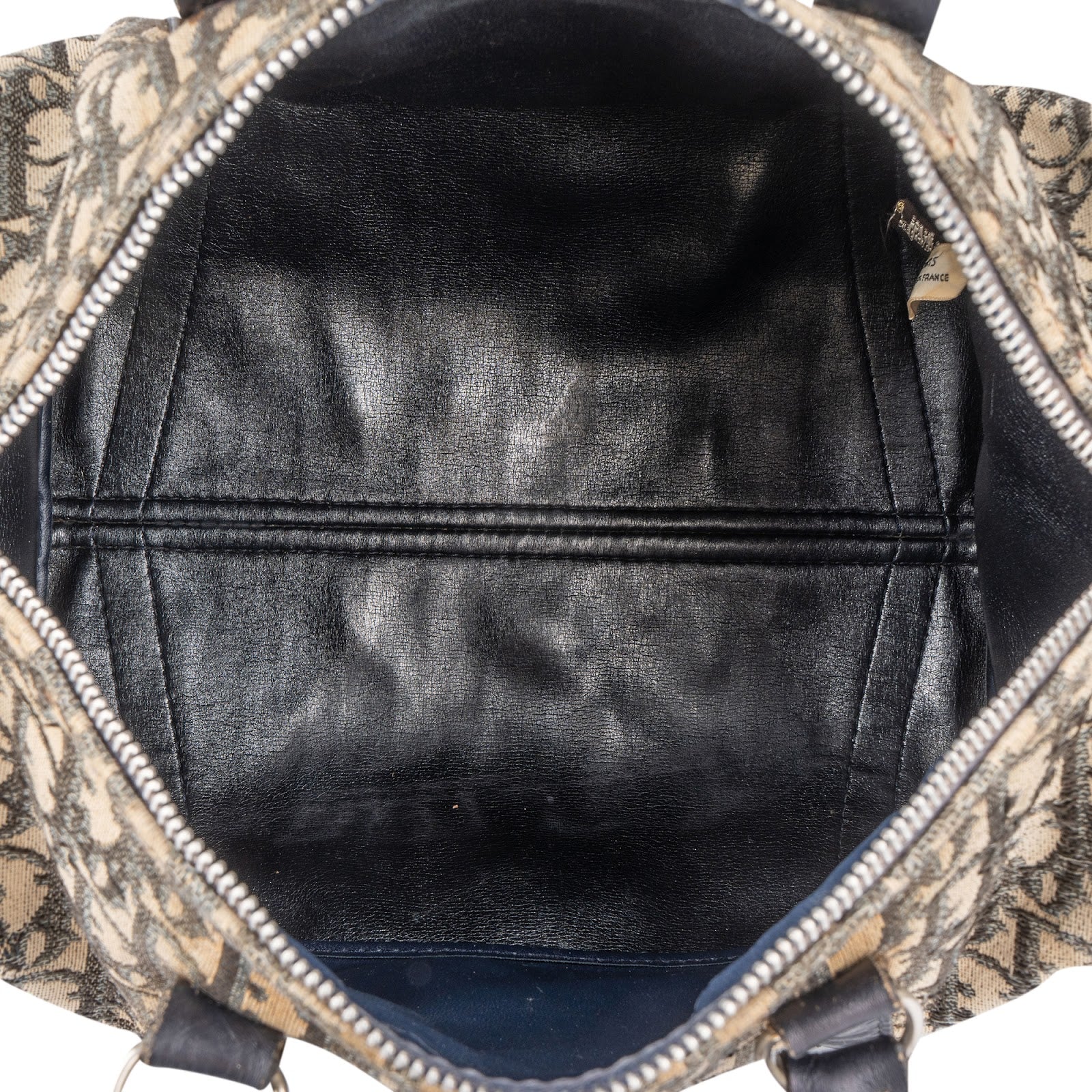 [🔄️B23 / F55] Christian Dior Monogram Trotter Canvas Boston Bag Handbag - vintageandkickz