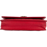 Chanel Quilted Leather Boy Wallet On Chain Crossbody Bag
