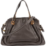 Chloé Pebbled Leather Paraty Handbag