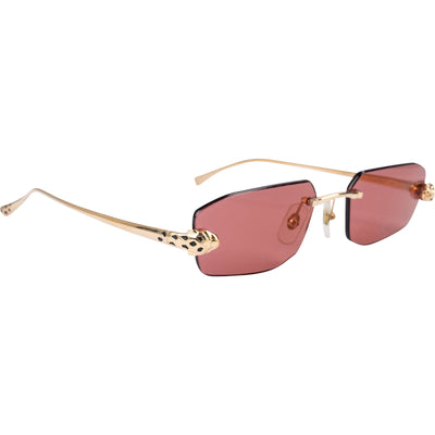 Panthère de Cartier Rimless Sunglasses