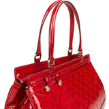 Gucci Patent Leather Microguccissima Princy Handbag