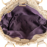 Miu Miu Vitello Lux Satchel Leather Handbag