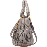 Miu Miu Matelassé Leather City Handbag