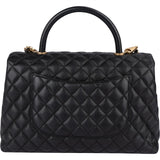 Chanel Jumbo Caviar Leather Coco Handle Handbag