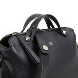 Fendi Black Leather By The Way Shoulder Handbag