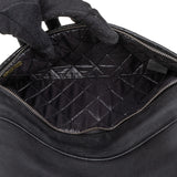 Chanel Quilted Patent Leather Fold-Over CC Clutch Bag