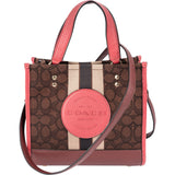 Coach Monogram Field Tote 22 in Signature Jacquard Stripe Crossbody Handbag