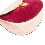 Chloé Suede Leather Bicolor Drew Crossbody Bag