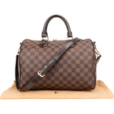 Louis Vuitton Monogram Damier Ebene Speedy 30 Bandoulière Handbag
