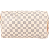 Louis Vuitton Monogram Damier Azur Speedy 30 Handbag