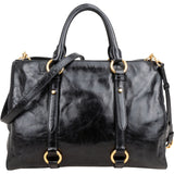 Miu Miu Vitello Lux Leather City Handbag