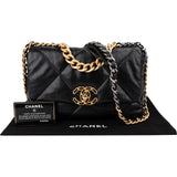 Chanel 19 Quilted Lambskin Single Flap Crossbody Bag