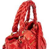Miu Miu Quilted Leather Coffer Handbag