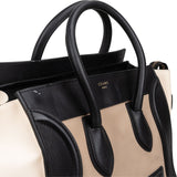 Céline Tricolor Leather Luggage Handbag