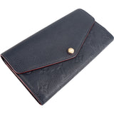 Louis Vuitton Leather Monogram Empreinte Sarah Wallet