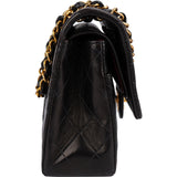 Chanel Quilted Lambskin 24K Gold Medium Double Flap Shoulder Bag