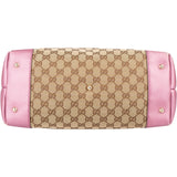 Gucci Monogram GG Heart Bit Tote Handbag - vintageandkickz