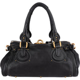 Chloé Black Leather Paddington Handbag