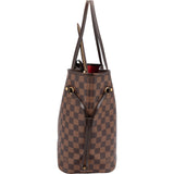 Louis Vuitton Monogram Damier Ebene Canvas Neverfull MM Shoulder Bag