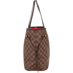 Louis Vuitton Monogram Damier Ebene Neverfull MM Shoulder Bag - vintageandkickz