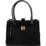 Salvatore Ferragamo Pony Hair Gancini Tote Handbag