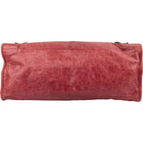 Balenciaga Red Leather Classic City Handbag