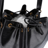 Louis Vuitton Noir Epi Leather Sac Noé Grande Shoulder Bag