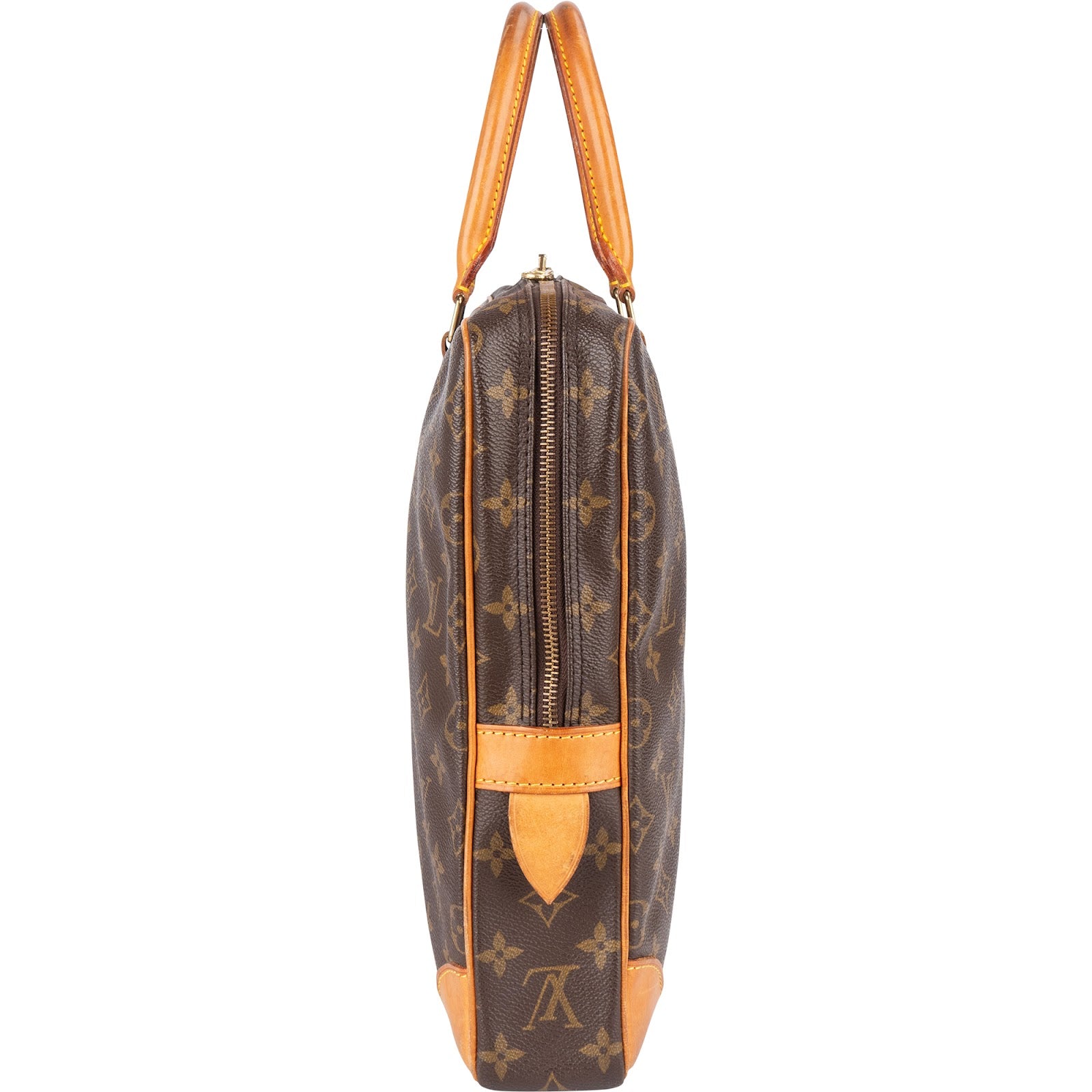 Louis Vuitton Canvas Monogram Porte Documents Business Handbag - vintageandkickz