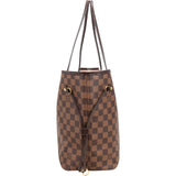 Louis Vuitton Monogram Damier Ebene Canvas Neverfull MM Shoulder Bag