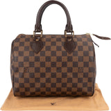 Louis Vuitton Monogram Damier Ebene Speedy 25 Handbag
