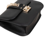Valentino Garavani Leather Rockstud Glam Lock Flap Crossbody Bag