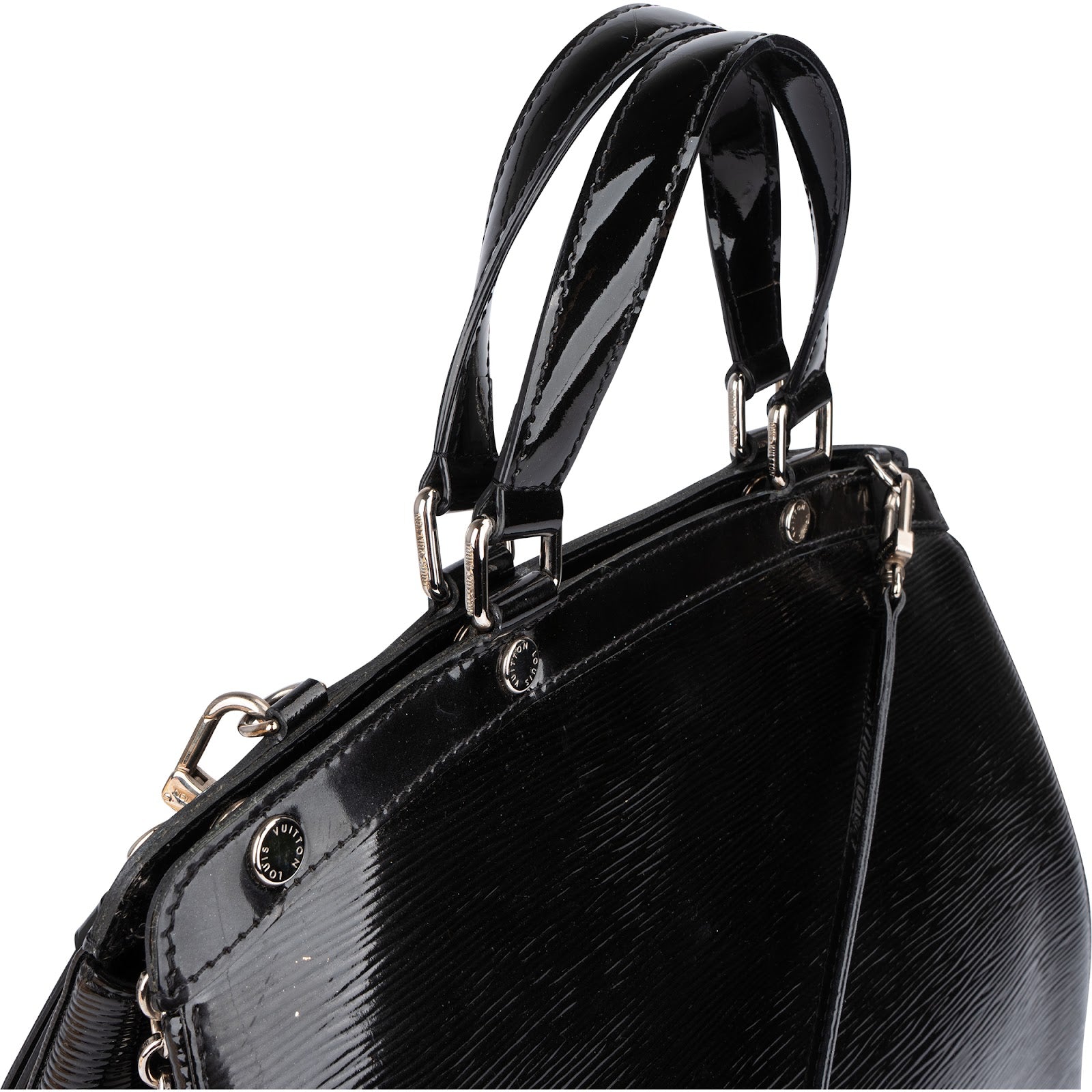 Louis Vuitton Epi Electric Patent Leather Brea MM Handbag xx maße - vintageandkickz