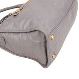 Miu Miu Lilac Vitello Shine Satchel Handbag