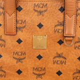 MCM Monogram Visetos Aren Paperbag Tote Handbag