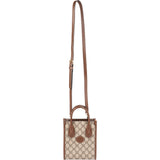 Gucci Monogram GG Supreme Interlocking G Mini Paperbag Crossbody Handbagag