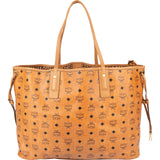 MCM Monogram Visetos Canvas Liz Reversible Large Shopper Shoulder Bag
