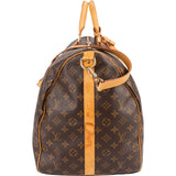 Louis Vuitton Monogram Canvas Keepall 60 Bandoulière Travel Bag