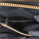 Saint Laurent Smooth Leather Sulpice Wallet On Chain Crossbody Bag