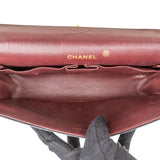 Chanel Quilted Lambskin 24K Gold Double Flap Shoulder Bag