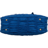 Prada Blue Tessuto Gaufre Satchel Handbag