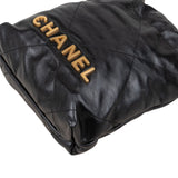 Chanel 22 Quilted Lambskin Drawstring Crossbody Bag